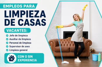 Descubre Estas Vacantes en Limpieza de Casas