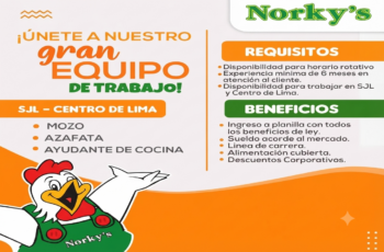¡Norky’s abre nuevas oportunidades laborales!