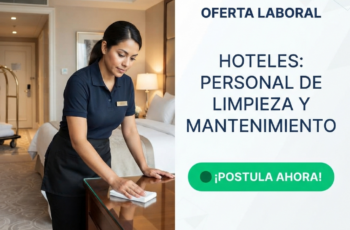 Hoteles Buscan Personal de Limpieza y Mantenimiento: Vacantes Disponibles